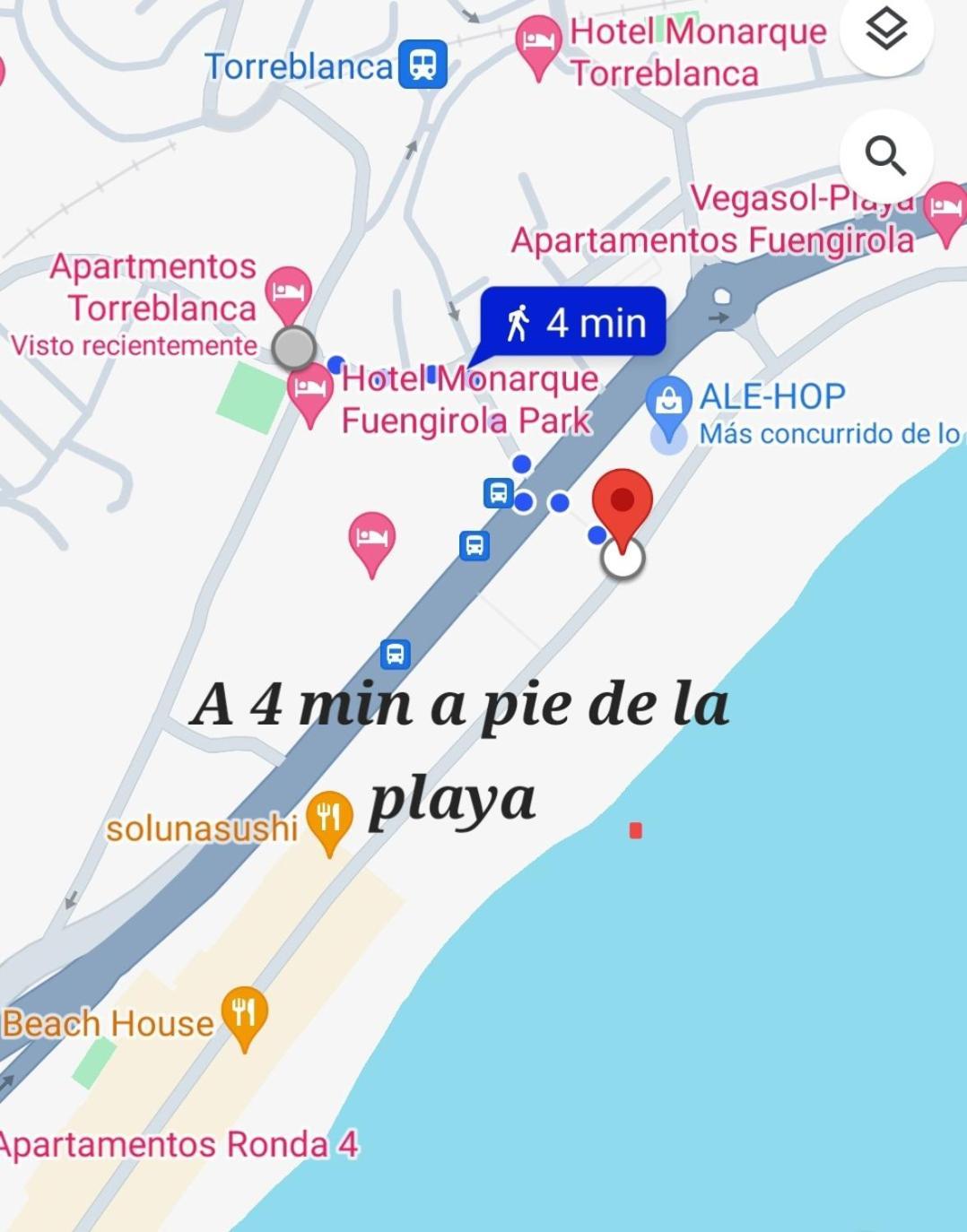 Estudio Con Piscina Y Parking, Playa A 4 Min A Pie, Tren A 2 Min Fuengirola Bagian luar foto